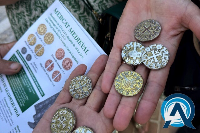 Monnaie médiévale utilisée pendant Terra de Trobadors 2026