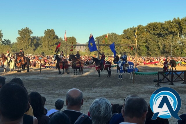 Tournoi médiéval à Castelló d’Empúries pendant Terra de Trobadors 2026